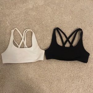 Ivivva Girls Sports Bra 14 Black/White Set of 2